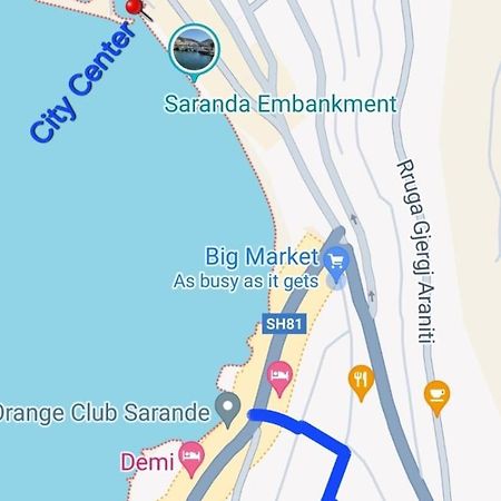 Ona Apartament Саранде Екстериор снимка